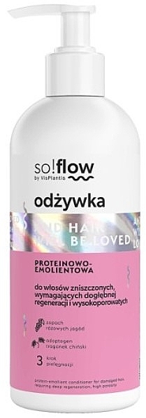 Odżywka do włosów wysokoporowatych wymagających głębokiej regeneracji - So!Flow by VisPlantis — Zdjęcie N1