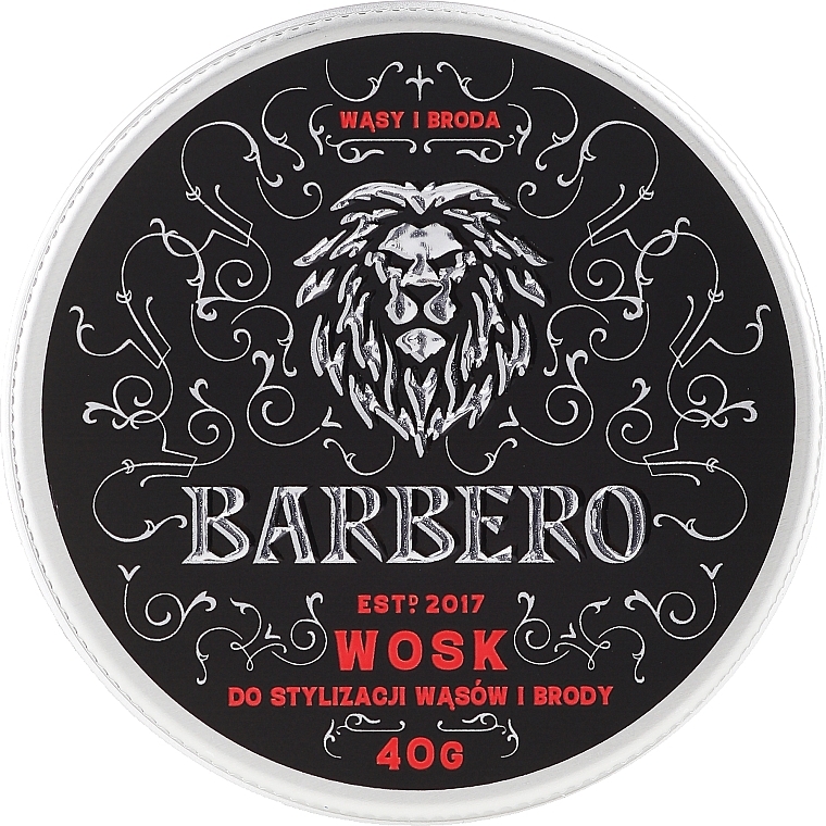 Wosk do stylizacji wąsów i brody - Barbero Beard Care Wax