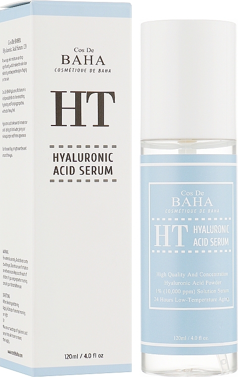 Serum przeciwzmarszczkowe do twarzy z kwasem hialuronowym - Cos De BAHA Hyaluronic Acid Serum — Zdjęcie N6