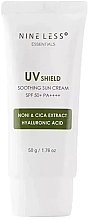 Kup Krem przeciwsłoneczny z centellą i noni - Nineless Essentials UV Shield Soothing Sun Cream SPF 50+/PA++++