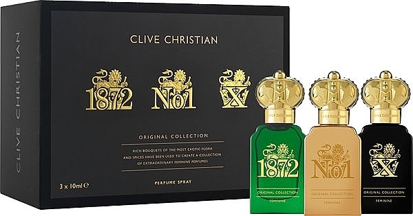 Clive Christian Original Collection Travellers Set - Zestaw (parfum 3 x 10 ml) — Zdjęcie N3