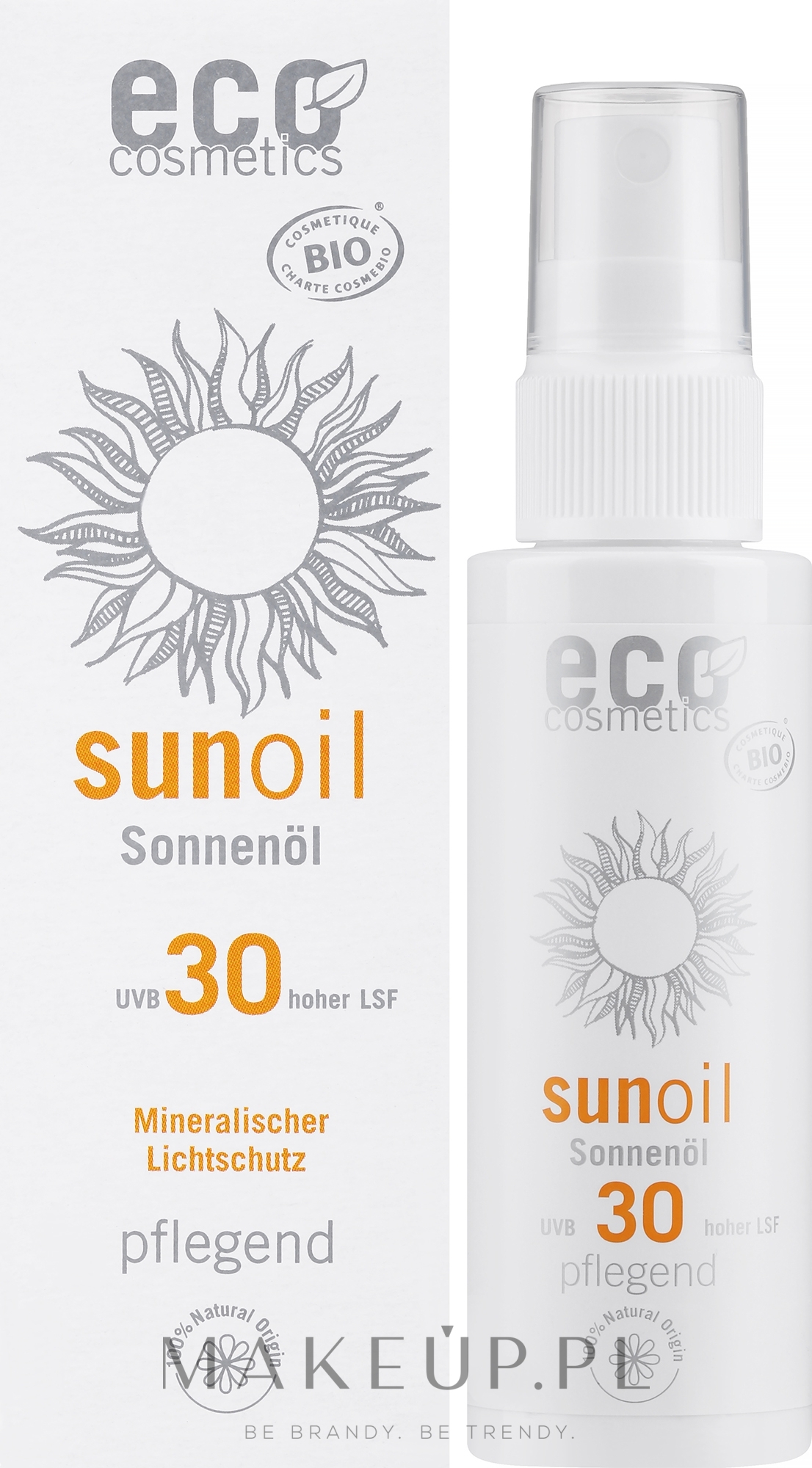 Przeciwsłoneczny olejek SPF 30 - Eco Cosmetics Sun Oil SPF 30 — Zdjęcie 50 ml
