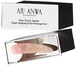 Kwarcowy masażer do twarzy - ARI ANWA Skincare Rose Quartz Wing — Zdjęcie N2