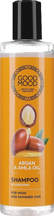 Szampon do włosów z olejem arganowym i amlą - Good Mood Tropical Code Nourishing Shampoo Argan & Amla Oil — Zdjęcie N1