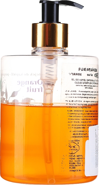 PRZECENA! Antydepresyjny olejek do kąpieli Pomarańcza - Jadwiga Aromaterapia * — Zdjęcie N3