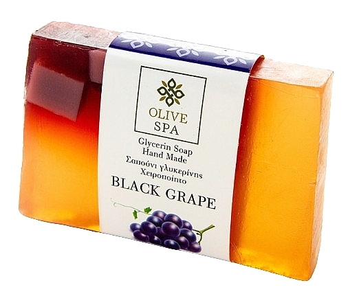 Mydło glicerynowe Black Grape - Olive Spa Hand Made Glycerin Soap — Zdjęcie N1