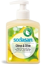 Kup Bakteriobójcze mydło w płynie Cytryna i oliwka - Sodasan Citrus And Olive Liquid Soap