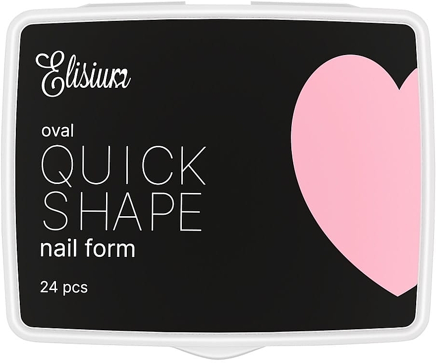 Mini-owalna forma do paznokci - Elisium Quick Shape Nail Form Mini Oval — Zdjęcie N1