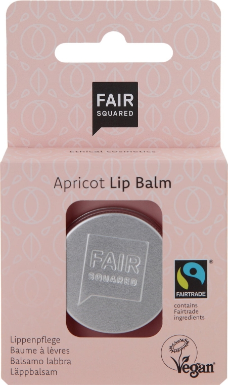 Balsam do ust Morela - Fair Squared Lip Balm Apricot — Zdjęcie N1