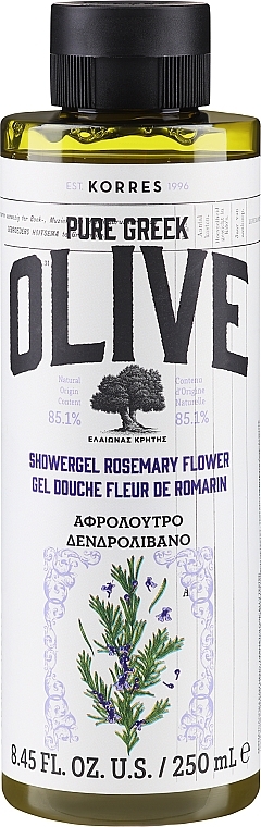 Żel pod prysznic Rozmaryn - Korres Pure Greek Olive Shower Gel Rosemary Flower — Zdjęcie N1