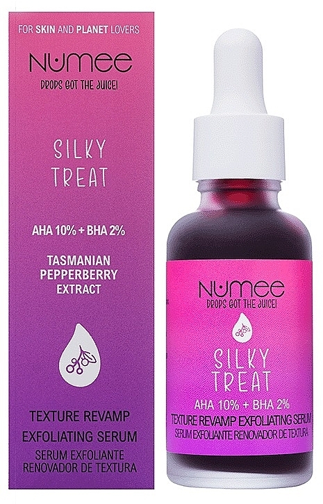 Złuszczające serum do twarzy - Numee Drops Got The Juice Silky Treat Serum — Zdjęcie N1