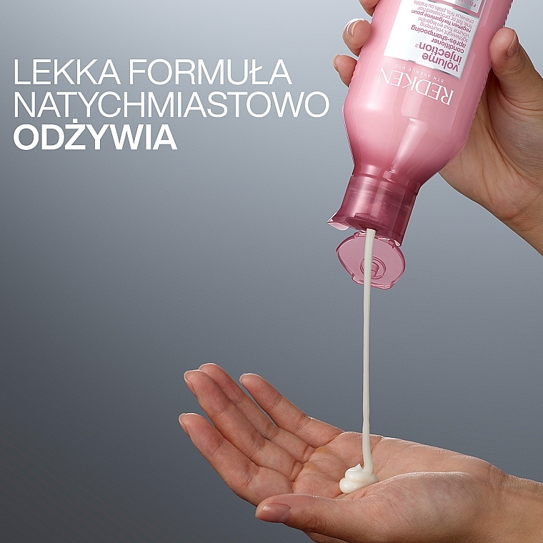 Odżywka zwiększająca objętość do włosów cienkich - Redken Volume Injection Conditioner — Zdjęcie N4