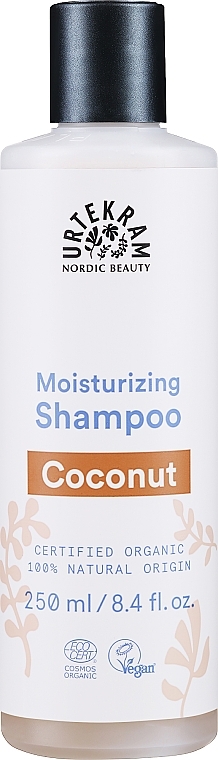 Organiczny szampon nawilżający do włosów Kokos - Urtekram Normal Hair Moisturizing Coconut Shampoo