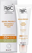 Kup Przeciwzmarszczkowy fluid wygładzający do twarzy - RoC Soleil Protect Anti-Wrinkle Smoothing Fluid SPF50