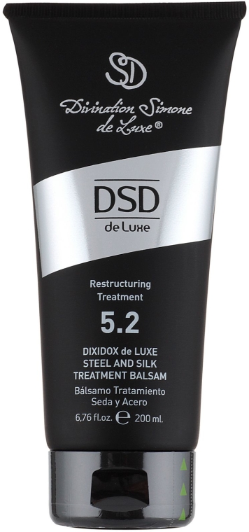 Regenerujący balsam Stal i jedwab De Lux N 5.2 - Simone DSD De Luxe Dixidox DeLuxe Steel and Silk Treatment Balsam — Zdjęcie N2
