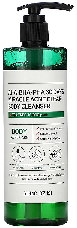 Żel oczyszczający do mycia ciała do skóry problematycznej - Some By Mi AHA-BHA-PHA 30 Days Miracle Acne Clear Body Cleanser — Zdjęcie N1
