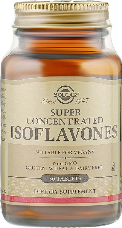 Suplement diety Superkoncentrat izoflawonów - Solgar Super Concentrated Isoflavones — Zdjęcie N1