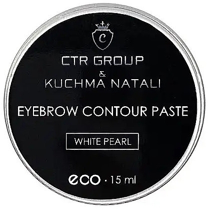 Pasta do konturowania brwi - CTR White Pearl Eyebrow Contour Paste — Zdjęcie N1