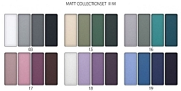 Zestaw cieni do powiek - Revers Galant Matt Collection Set 3 M (12x6g) — Zdjęcie N2