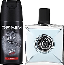 Denim Black - Zestaw (ash/lot 100 ml + deo/spray 150 ml + bag) — Zdjęcie N3