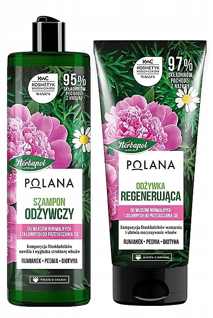 Zestaw - Polana (shm/400ml + cond/200ml + bag/1pcs) — Zdjęcie N3