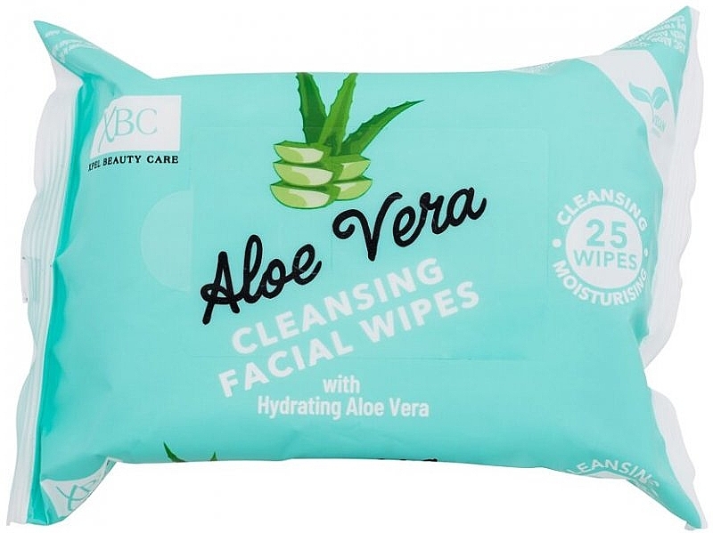 Nawilżane chusteczki do twarzy Aloe Vera - Xpel Aloe Vera Cleansing Facial Wipes — Zdjęcie N1
