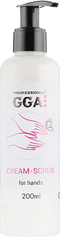 Peeling-krem ​​do rąk - GGA Professional Cream-Scrub For Hands