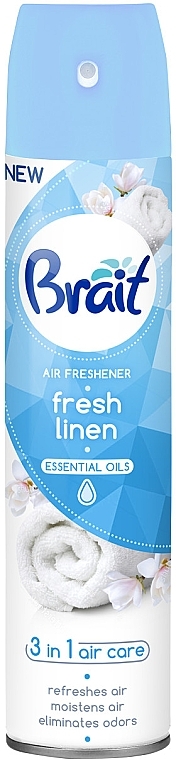Odświeżacz powietrza Fresh Linen - Brait Air Care 3 w 1 — Zdjęcie N1