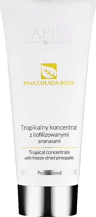 Tropikalny koncentrat do ciała z liofilizowanymi ananasami - APIS Professional Pina Colada Body — Zdjęcie N1