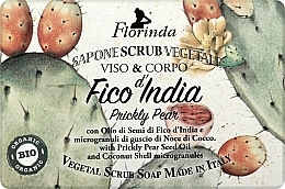 Mydło peelingujące z olejem z pestek opuncji - Florinda Prickly Pear Soap Scrub — Zdjęcie N1