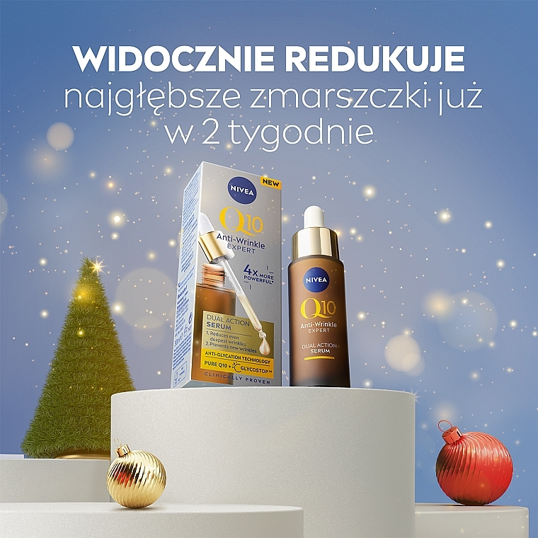 Zestaw - NIVEA Q10 Elegance (day/cr/50ml + f/ser/30ml + bag) — Zdjęcie N4