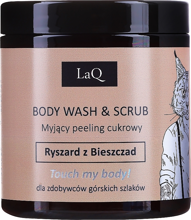 Oczyszczający peeling do ciała z ekstraktem z tytoniu - LaQ Scrub & Wash — Zdjęcie N1