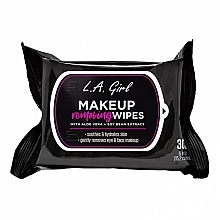 Chusteczki do demakijażu, 30 szt - L.A. Girl Makeup Removing Wipes — Zdjęcie N1