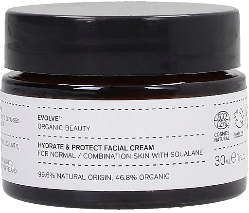 Krem do twarzy - Evolve Organic Beauty Hydrate Protect Facial Cream — Zdjęcie N1