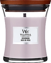 Świeca zapachowa w szkle - WoodWick Hourglass Candle Rosewood — Zdjęcie N2
