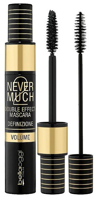 Tusz do rzęs - Bellaoggi NEVER 2 MUCH Double Effect Mascara — Zdjęcie N1