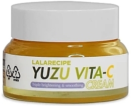 Rozjaśniający krem do twarzy z witaminą C - LalaRecipe Yuzu Vita-C Cream — Zdjęcie N1