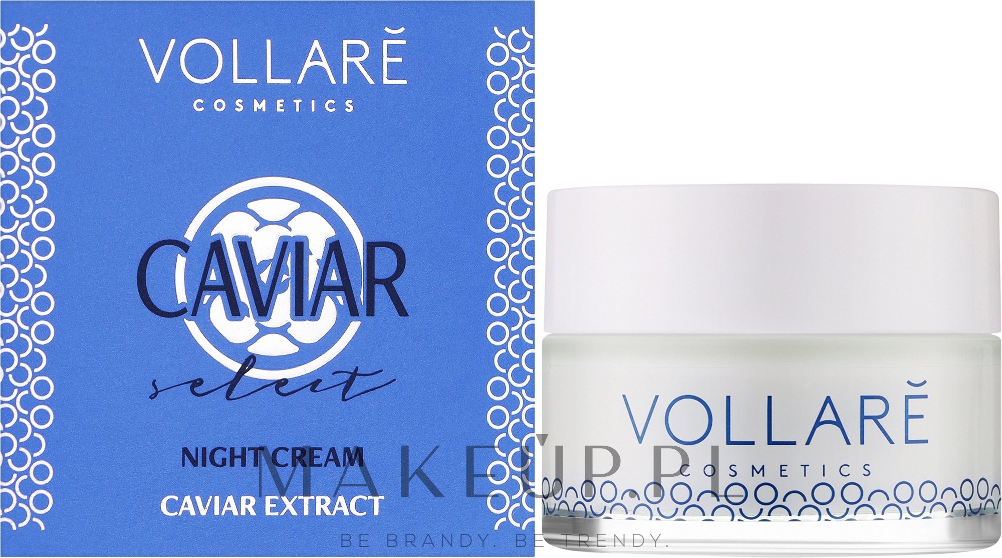 Krem do twarzy na noc z ekstraktem z kawioru - Vollare Cosmetics Caviar Night Cream — Zdjęcie 50 ml