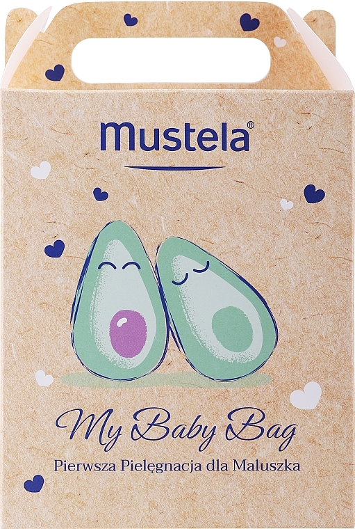 Zestaw - Mustela My Baby Bag (sh/gel/200ml + wipes/20pcs + cr/50ml + f/cr/40ml) — Zdjęcie N1