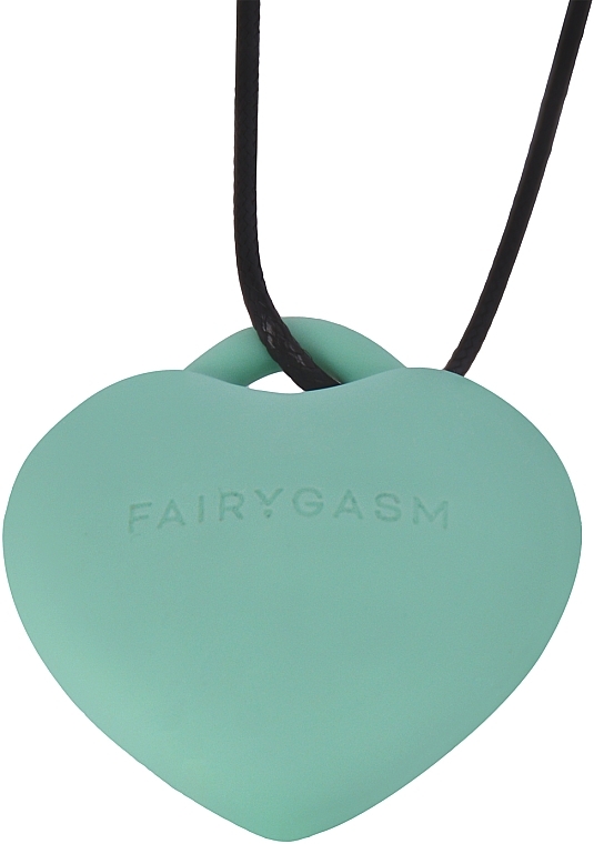 Miniwibrator, naszyjnik, zielony - Fairygasm PleasureStone — Zdjęcie N2