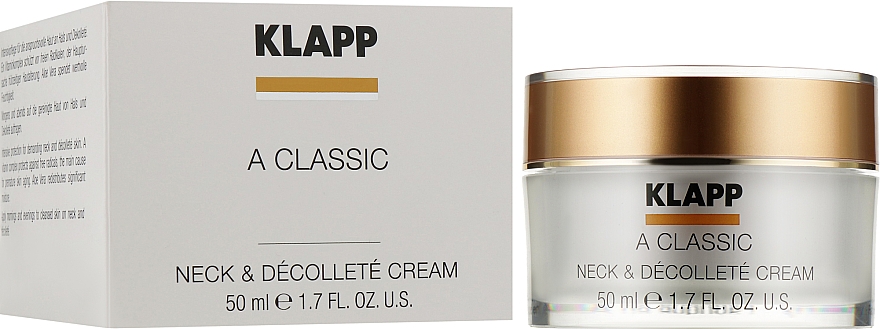 Krem na szyję i dekolt - Klapp A Classic Neck & Decollete Cream — Zdjęcie N2