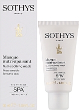 Zmiękczająca odżywcza maska do twarzy - Sothys Nutri-Soothing Mask — Zdjęcie N2