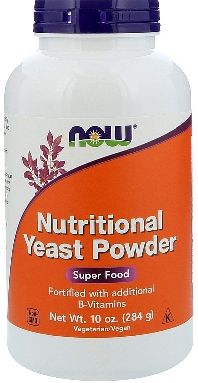 Suplement diety Drożdże odżywcze, proszek - Now Foods Nutritional Yeast Powder — Zdjęcie N1