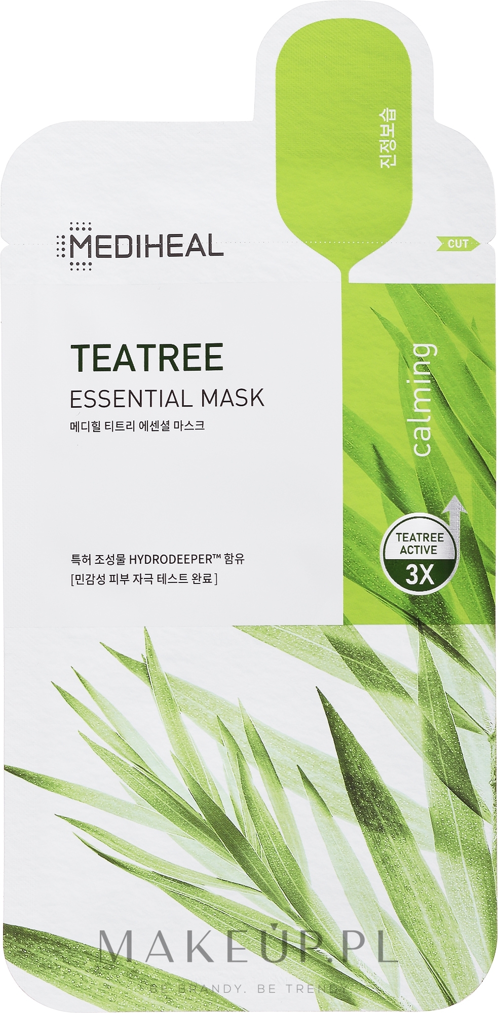 Kojąca maseczka na tkaninie - Mediheal Teatree Care Solution Essential Mask Ex — Zdjęcie 24 ml