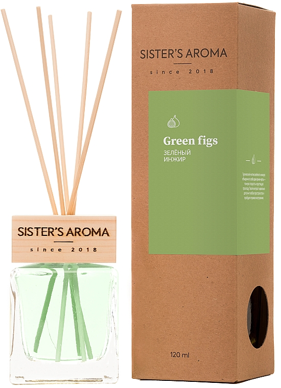 Dyfuzor zapachowy Zielone figi - Sister’s Aroma Green Figs — Zdjęcie N2