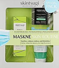 Kup Zestaw - Skintsugi Maskne Skin Routine (gel/50ml + balm/30ml + gel/soap/150ml)