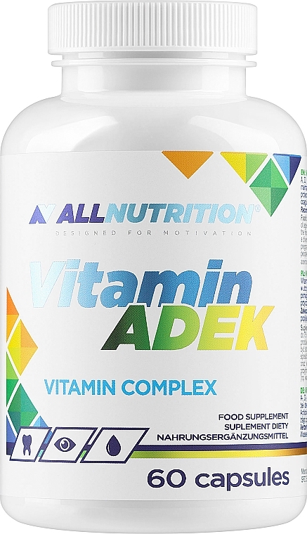 Suplement diety Witaminy ADEC - Allnutrition Vitamin ADEK — Zdjęcie N1