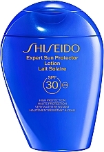 Krem nawilżający do twarzy i ciała z ochrona przeciwsłoneczną SPF 30 - Shiseido Sun Expert Protection Face and Body Lotion SPF30 — Zdjęcie N1