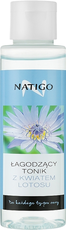 Kojący tonik do twarzy z kwiatem lotosu - Natigo — Zdjęcie N2
