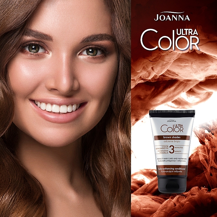Koloryzująca odżywka do włosów w odcieniach brązu - Joanna Ultra Color System — Zdjęcie N4